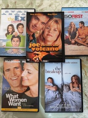 Lot of 5 DVDs Romantic Comedy movies